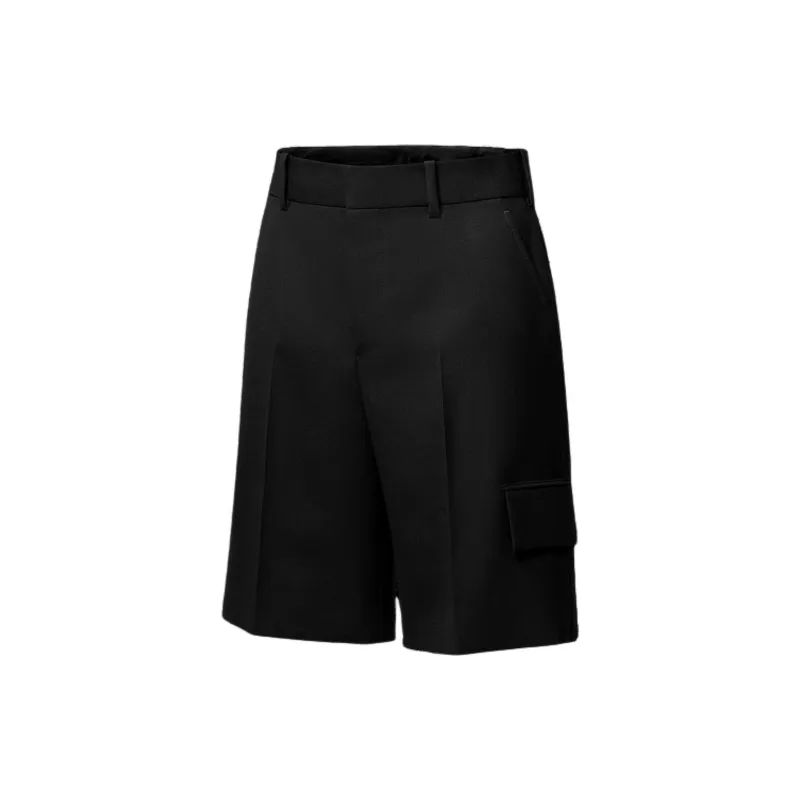 LOUIS VUITTON Tailored Wool Cargo Shorts-2