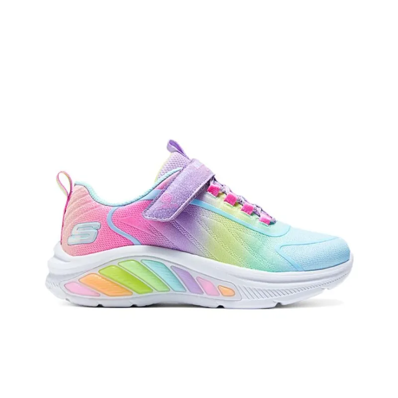 Skechers Shock Absorbers Low Top Kids' Running Shoes Purple Yellow Kids'-1
