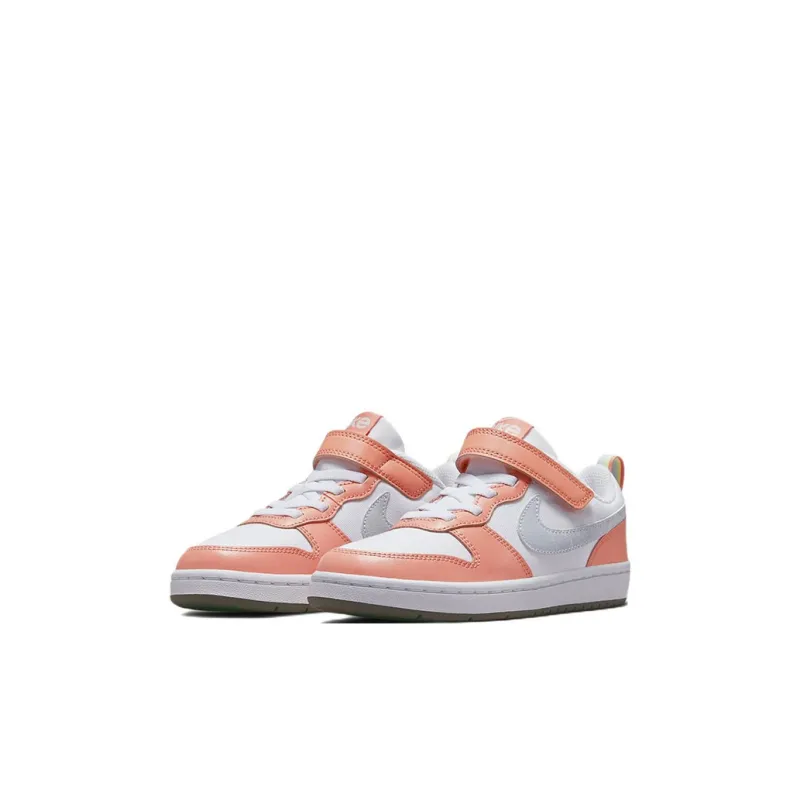 Nike Court Borough Low 2 White Light Madder Root PS-2