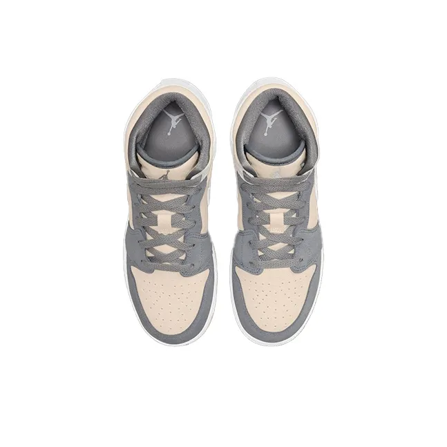 Jordan 1 Mid SE Coconut Milk Particle Grey GS-3