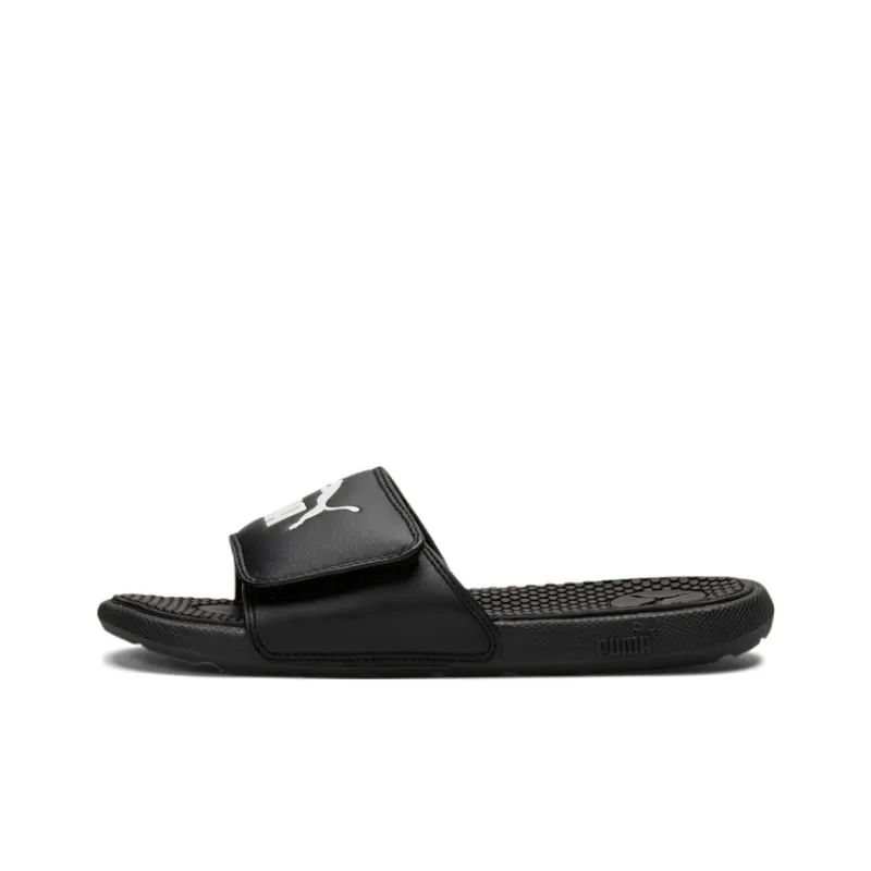 Puma Cool Cat 5 Slide Little Kid 'Black White'-0