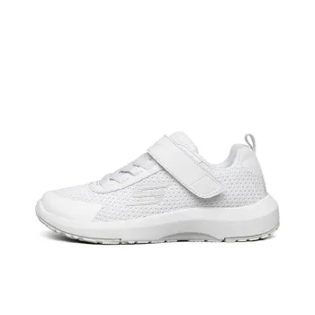 Skechers Dynamic Tread Low Top Kids' Running Shoes White Teenagers