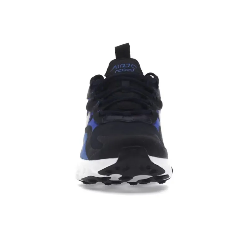 Nike Air Max 270 React Low Top Toddler Shoes Black White Blue Infant And Toddler-2