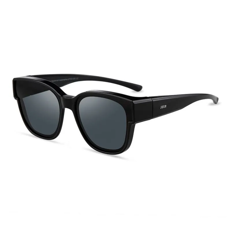 Jeep TR/Memory Plastic Round Sunglasses Unisex-3
