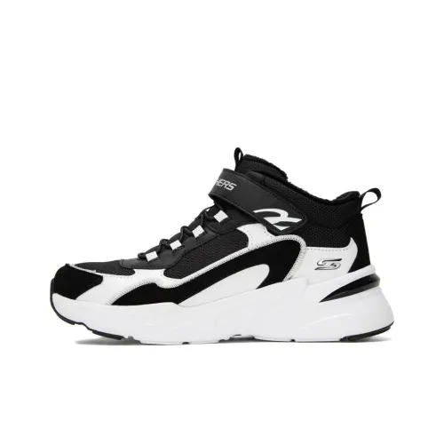 Skechers Anti Slip Wear Resistant Kids Lifestyle Shoes White Pink Teenagers