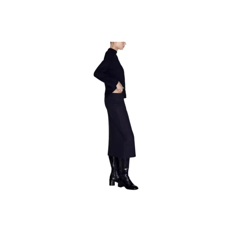 ZARA Knit Long Skirts Women's Black-2