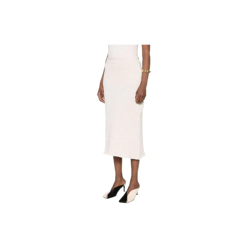 JIL SANDER Waffle knit Skirt-2