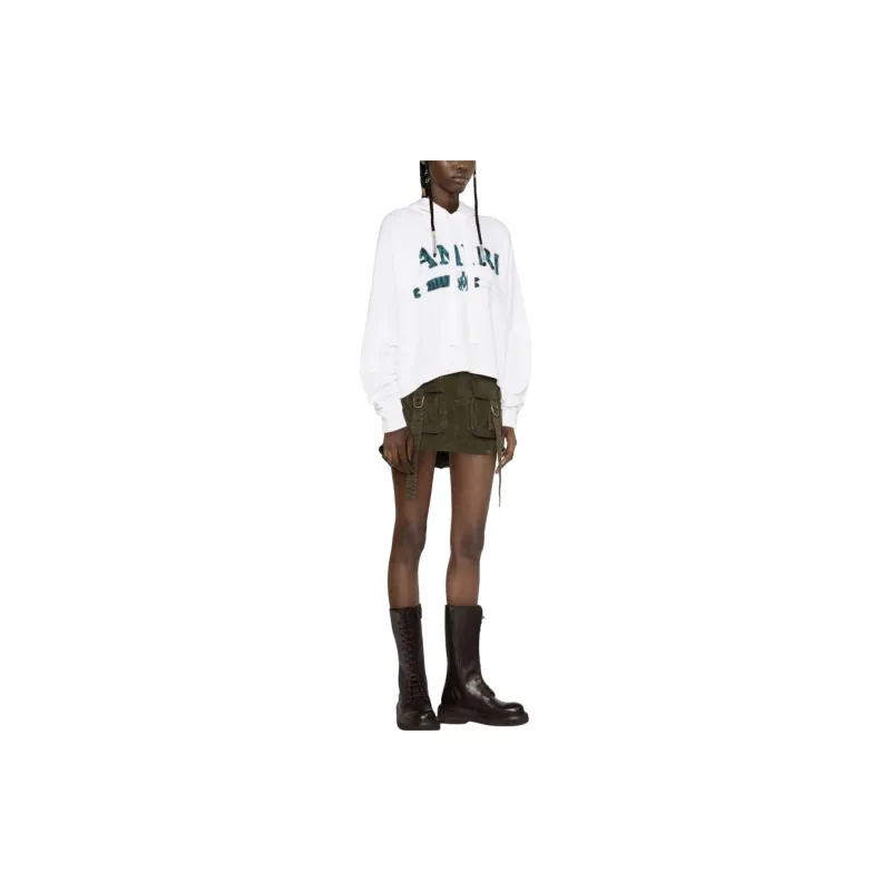 AMIRI Logo embroidered Hooded Jumper-3