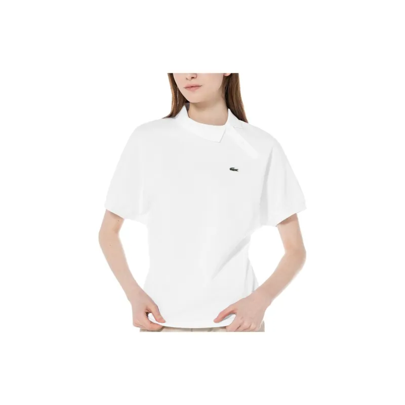 LACOSTE T-Shirts Women's White-3