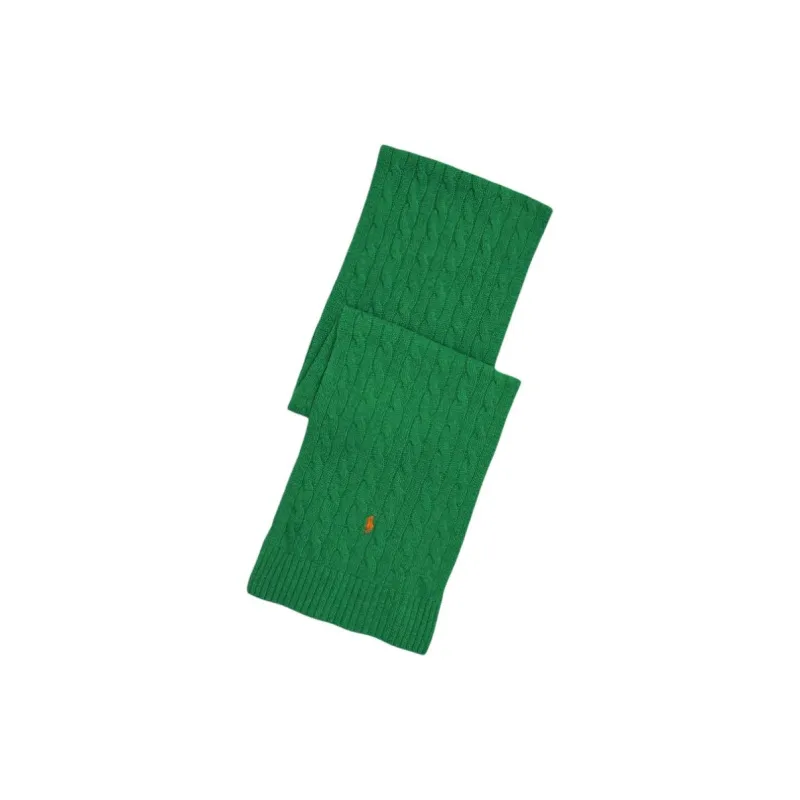 Polo Ralph Lauren Wool Nylon Knit Scarves Men's Green-0