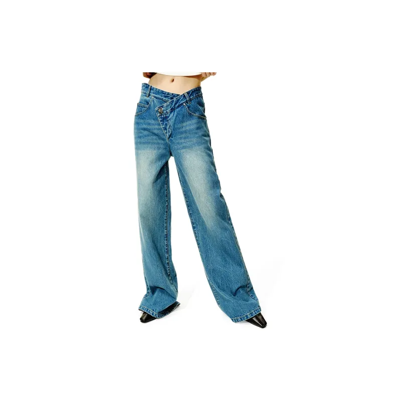 CALVINLUO Jeans 008 Women's Blue-2