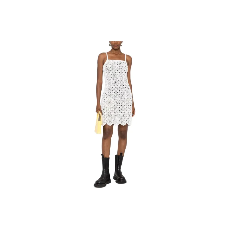 Rotate Sleeveless Dresses Women's White-1