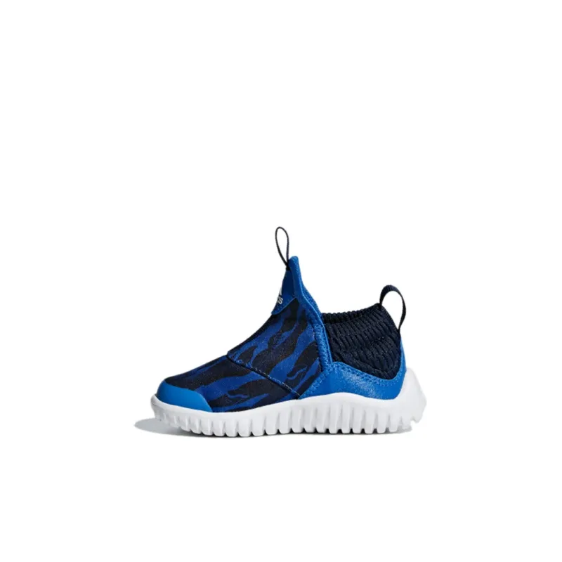 Adidas Rapidazen I Breathable Low-Top Toddler Shoes Blue Black Infant And Toddler-0