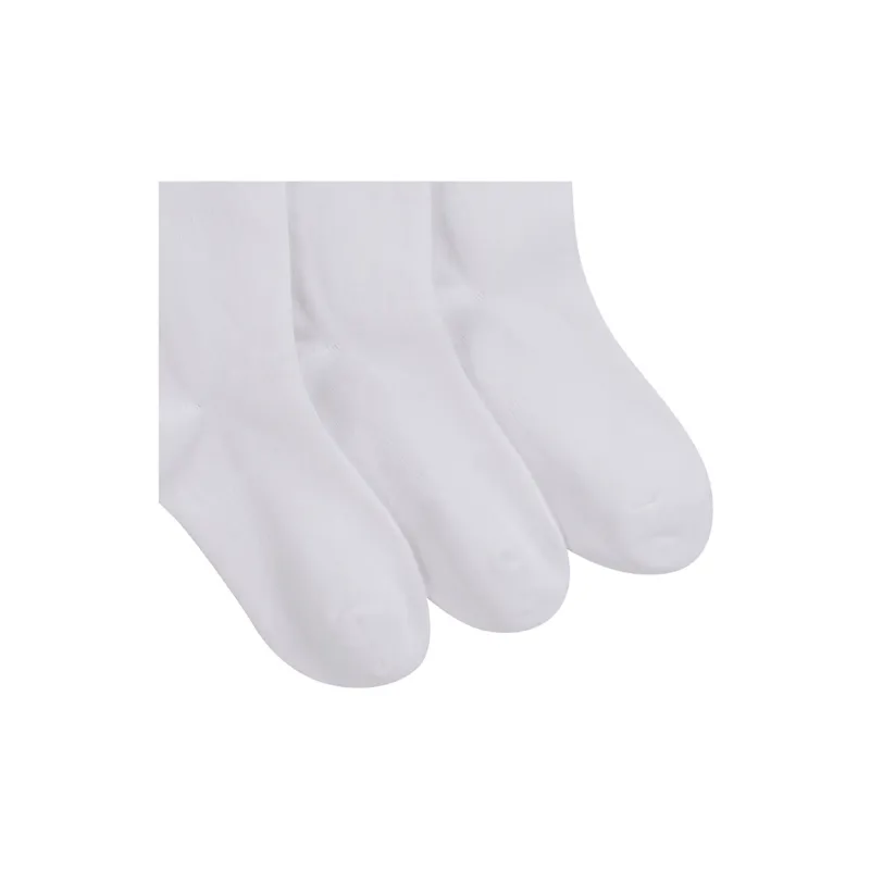 Adidas Mid Calf Socks Unisex 9 Double Loads White-4