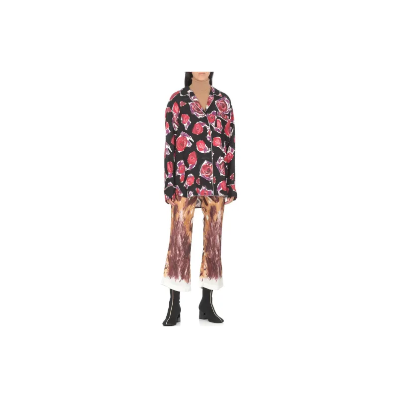 MARNI Floral Printed Long Sleeved Shirt-1