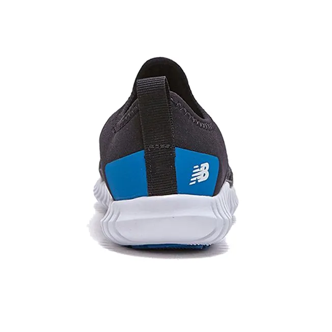 New Balance NB Aqua Drift Slip Resistant Cushioning Wear Resistant Breathable Mid Top Casual Shoes Black Blue Kids'-3