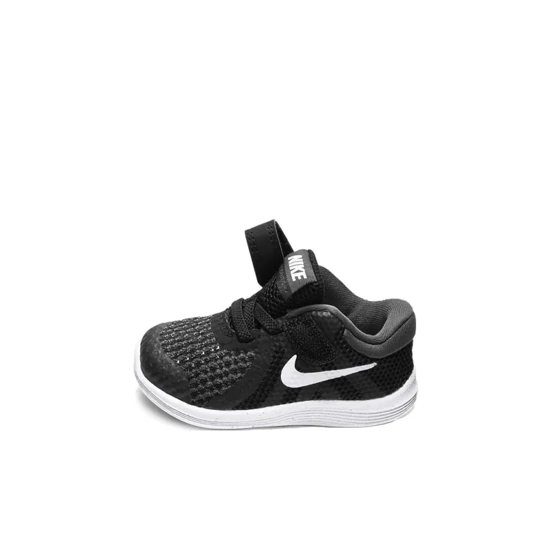 Nike REVOLUTION 4 Revolution 4 Breathable Cushioning Low Top Running Shoes Black Infant And Toddler-2
