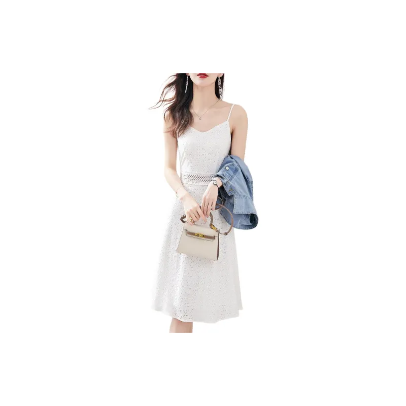Still quiet Two Piece Skirt Sets Women's Blue+White-4