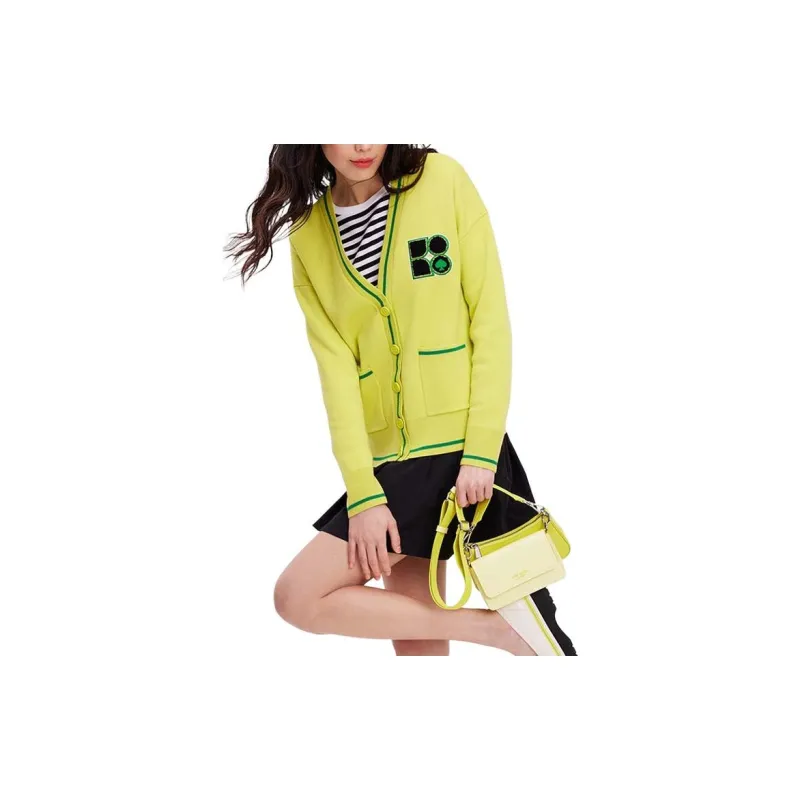 Kate Spade SS24 Knitwear Women's Mustard Yellow-4
