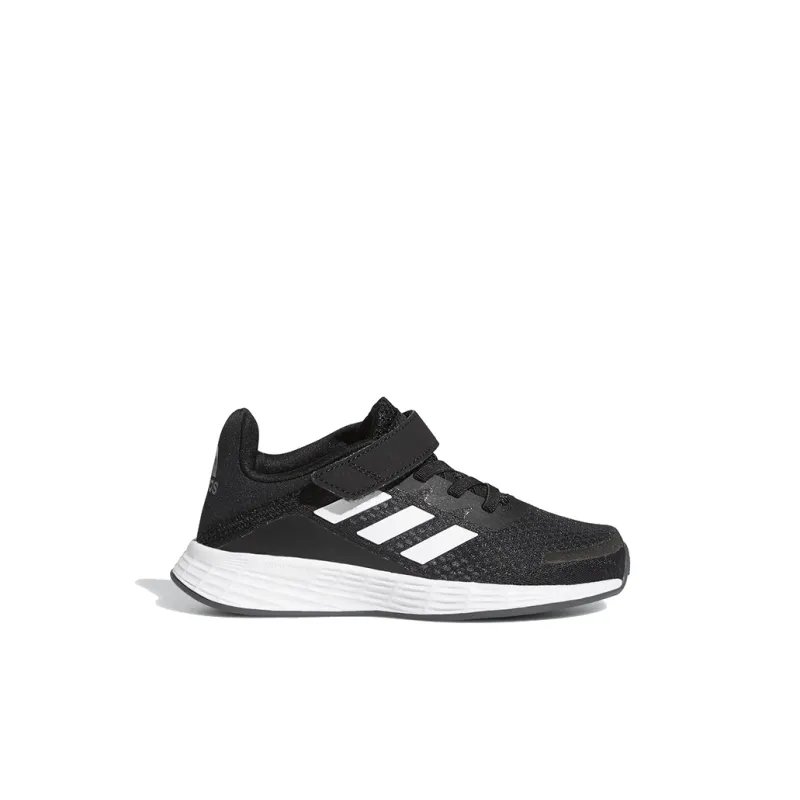 Adidas Duramo Sl Breathable Low Top Running Shoes Black White Children Aged 3 7 Years Old-1