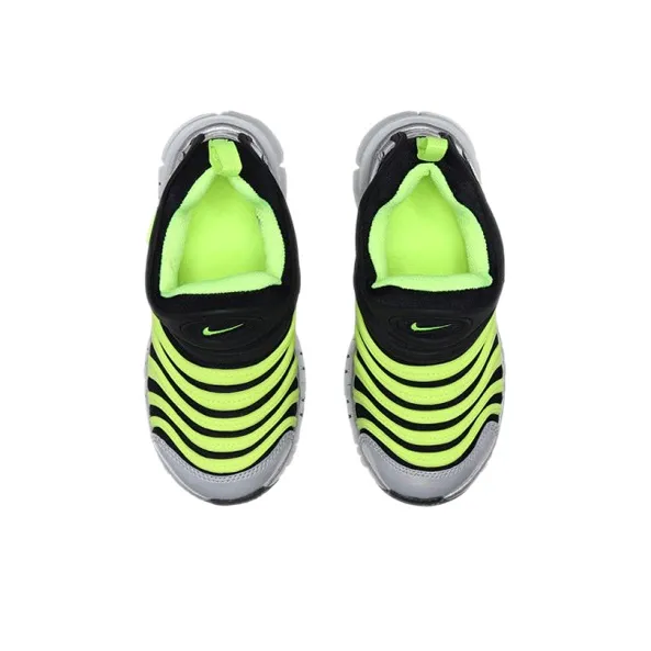 Nike Dynamo Free Y2K Slip Resistant Cushioning Low Top Kids Lifestyle Shoes Yellow Black Children Aged 3 7 Years Old-3