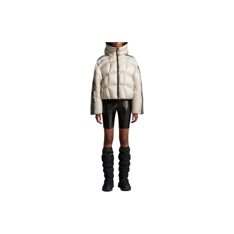 Moncler X Adidas Originals Fusine Short Down Jacket White-1