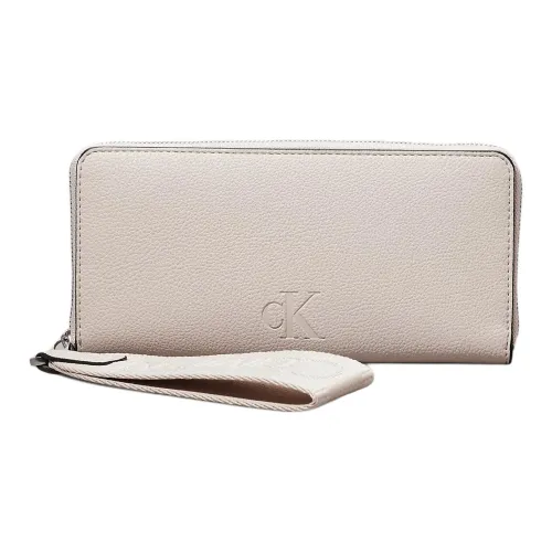 CALVIN KLEIN Litchi Grain Artificial Leather con Women's White