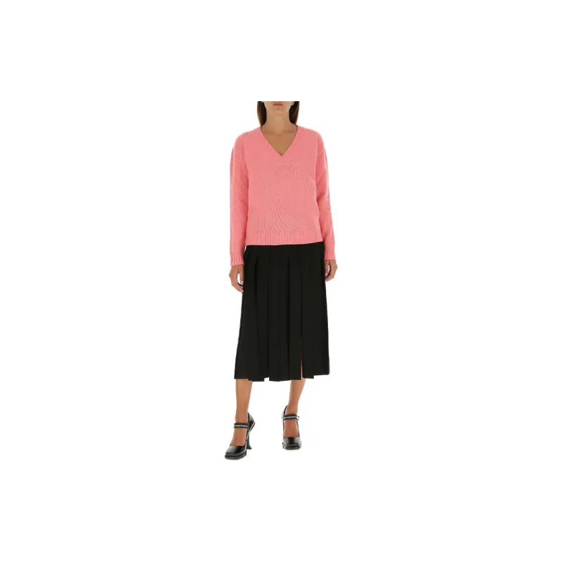 PRADA Cashmere Sweaters Women's Pink-2