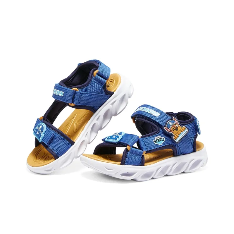 Skechers Hypno Wear-Resistant Breathable Slip-Resistant Children's Sandals Blue Teenagers-2