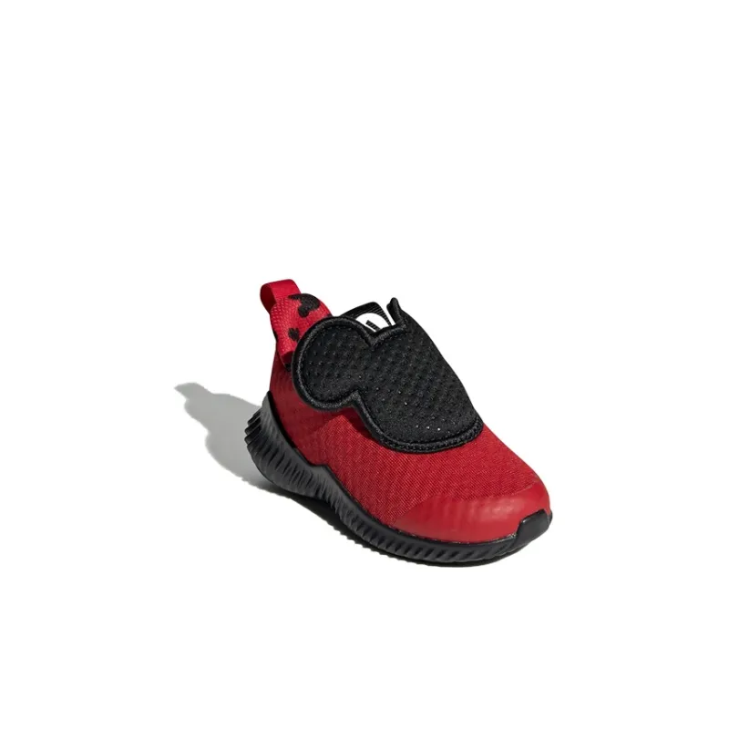 Adidas Fortarun Mickey AC I Low Top Toddler Shoes Red Black Infant And Toddler-2
