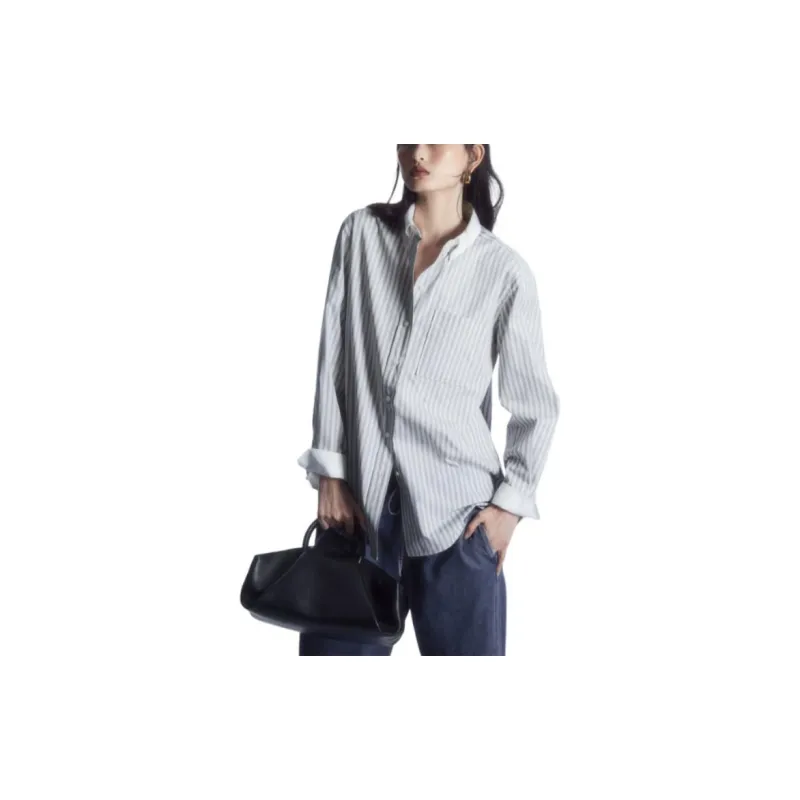 COS Shirts Women's Dark Gray-1