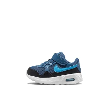 Nike Air Max SC Slip-Resistant Cushioning Wear-Resistant Low-Top Toddler Shoes Blue Black Infant And Toddler