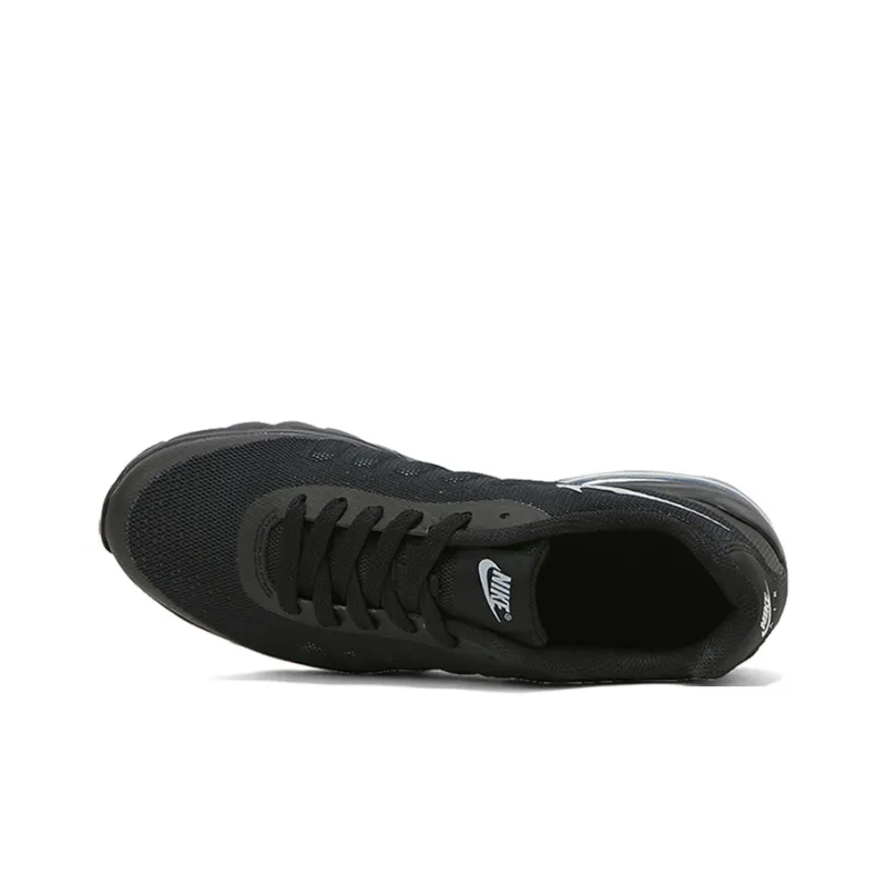 Nike Air Max Invigor Anti Slip Wear Resistant Low Top Kids' Running Shoes Black Unisex-3