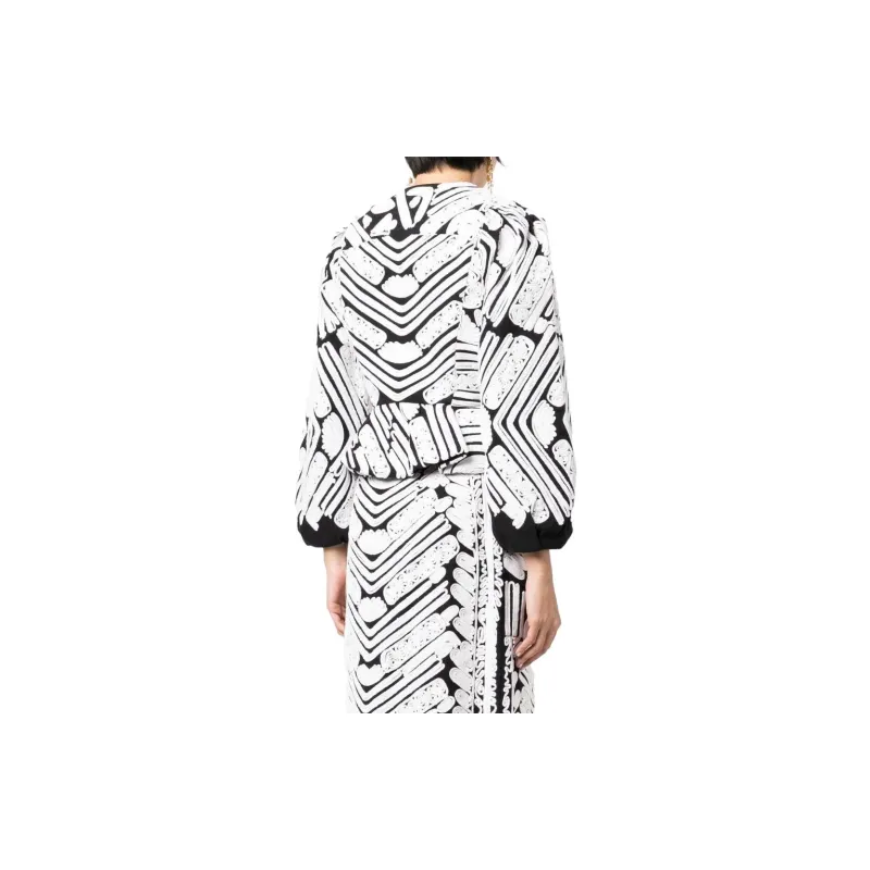 Ulla Johnson Jackets Coats Women's Black White-2