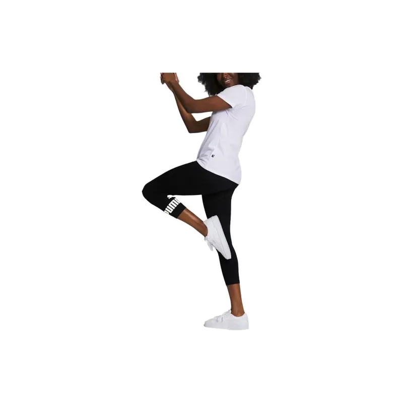 PUMA Leggings De 3/4 Essentials Logo Para Mujer-2