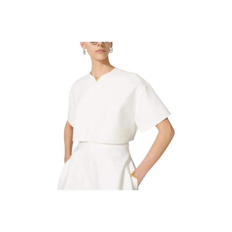 Valentino FW24 Crop Top Women's White-4