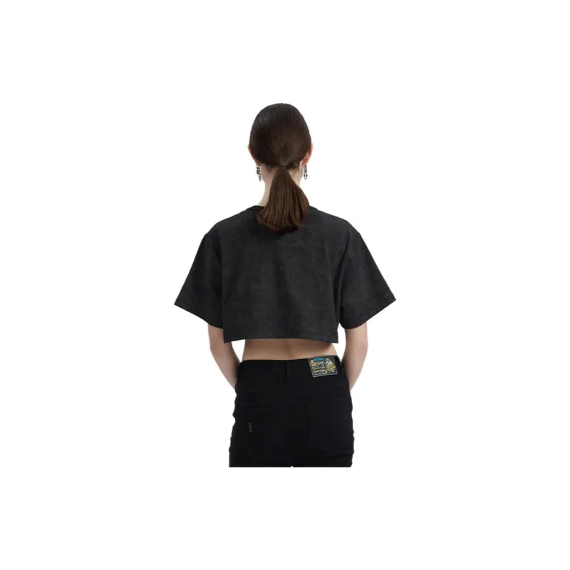 Valeria Obbaco Valeria Obbaco Fun Series Crop Tops Women's Black-2
