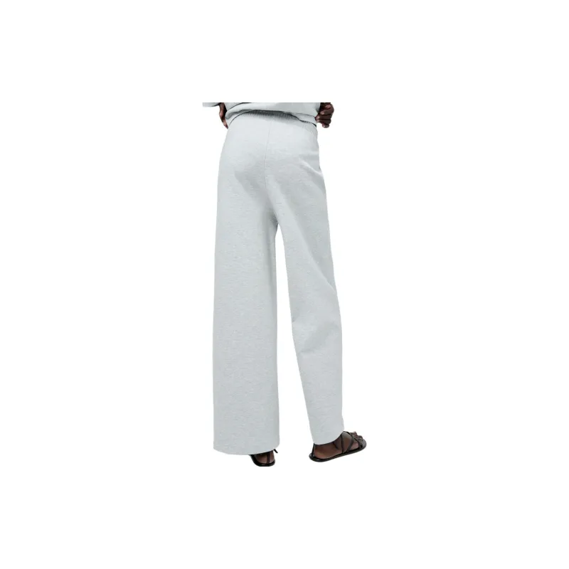 ZARA Casual Pants Women's Zebra Print Gray-2