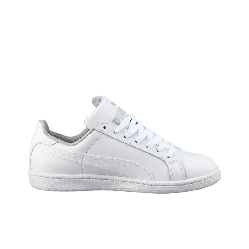 PUMA Smash Series Low Top Skateboard Shoes White Teenagers-1