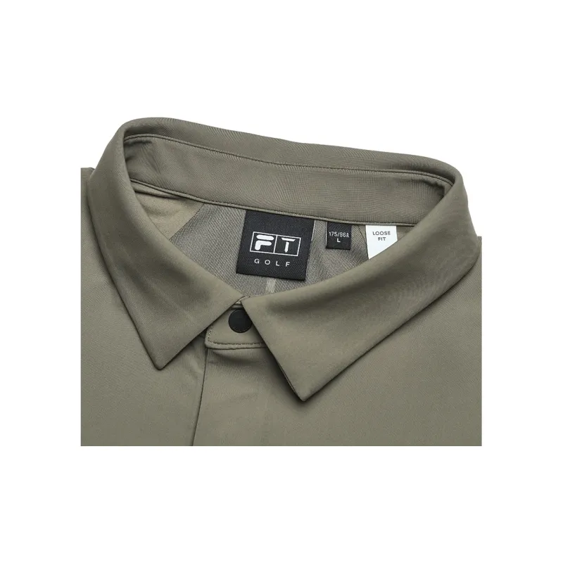FILA Polo Shirt Men's Earthy Olive Green-3
