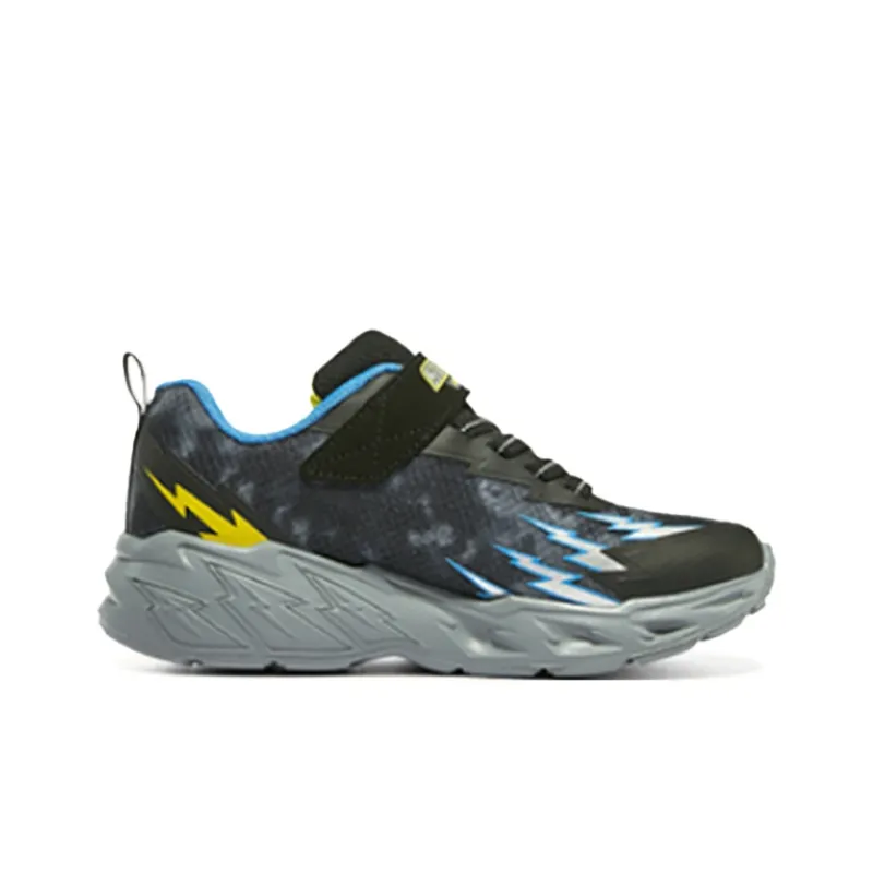 Skechers Bob's Slip-Resistant Cushioning Wear-Resistant Kids Lifestyle Shoes Black Blue Teenagers-1