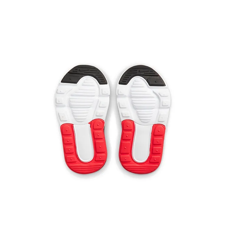 Nike Air Max 270 Extreme Slip Resistant Cushioning Breathable Low Top Toddler Shoes Black Gray Red Infant And Toddler-5