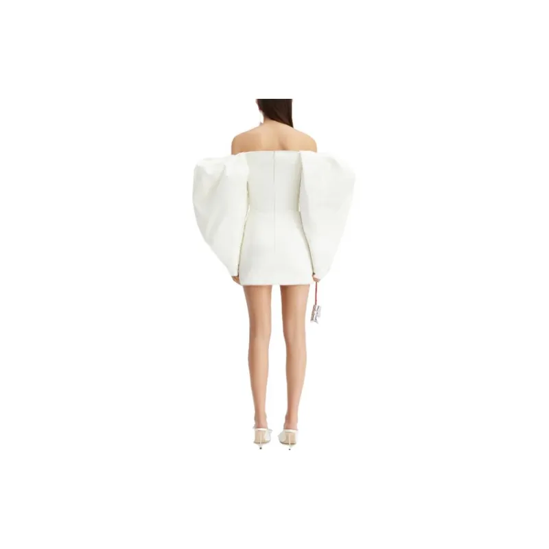 Jacquemus La Robe Taffetas Dress Light Pink-8