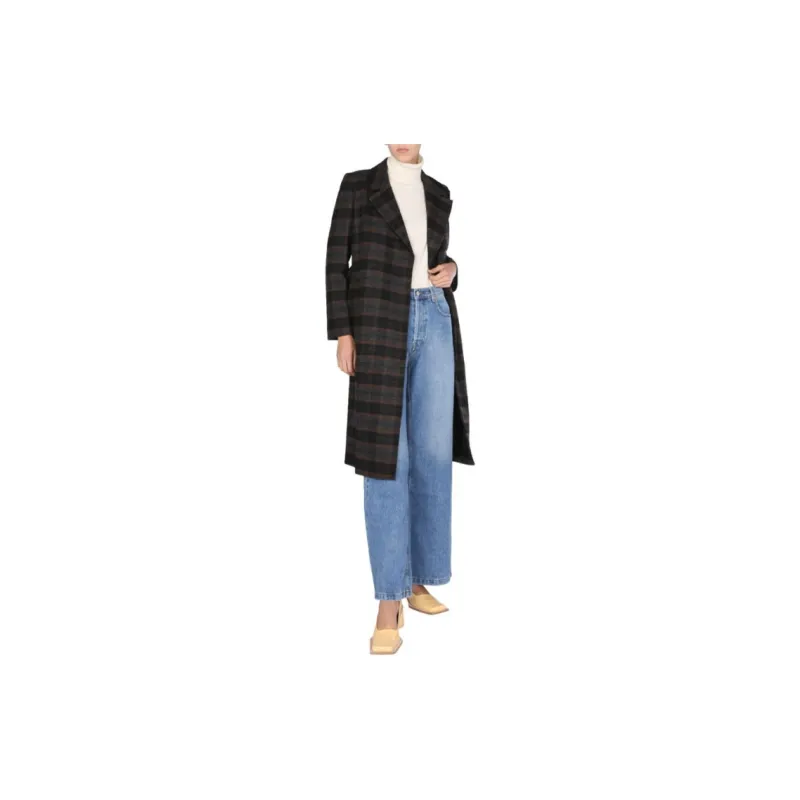 BARBOUR Tartan Pattern Tie Waist Coat-1