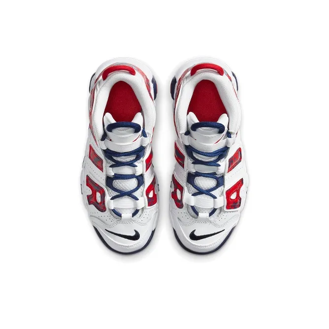 Nike Air More Uptempo Red Navy Camo PS-3