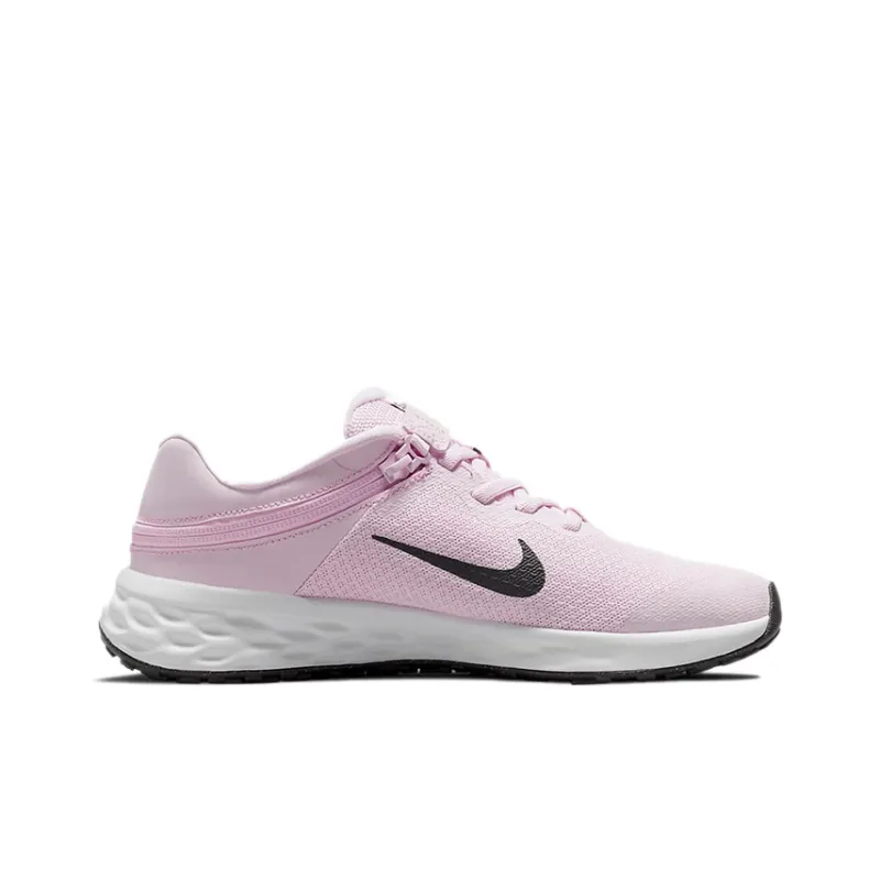 Nike REVOLUTION 6 Slip Resistant Lightweight Cushioning Low Top Kids' Running Shoes Pink Unisex-1
