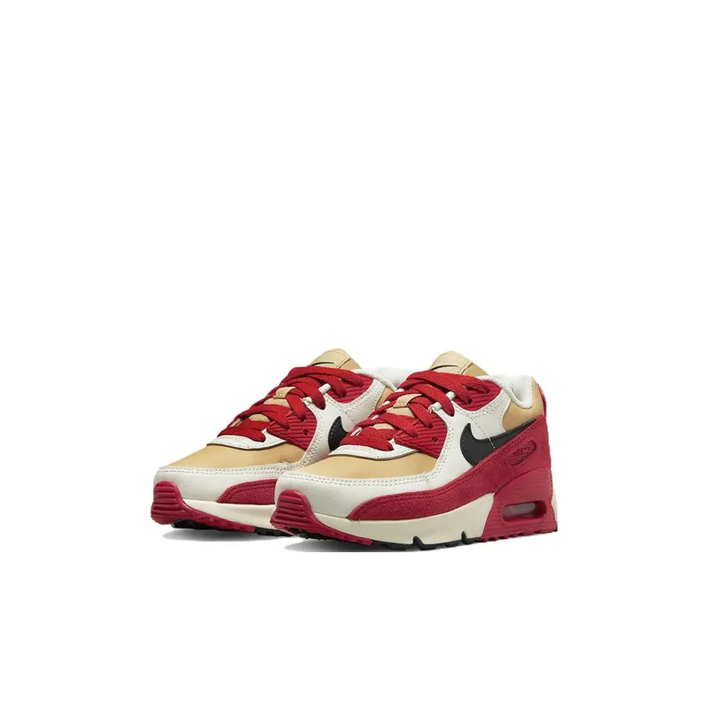 Nike Air Max 90 Leather Sesame Red Clay PS-2