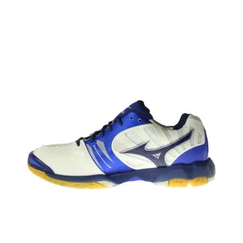 Mizuno Wave Tornado Low-Top Running Shoes Unisex White Blue