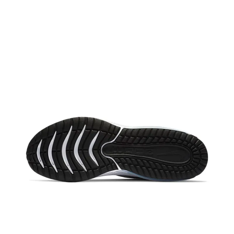 Nike Air Zoom Arcadia Breathable Low Top Kids' Running Shoes Black White Unisex-5