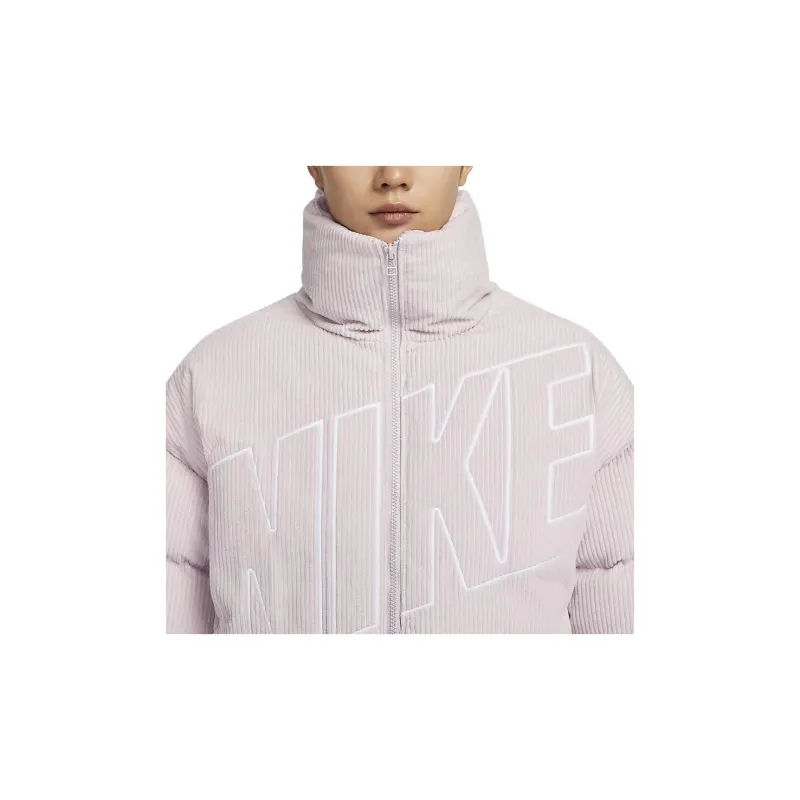Nike Down Jackets Women's Gray Purple-4